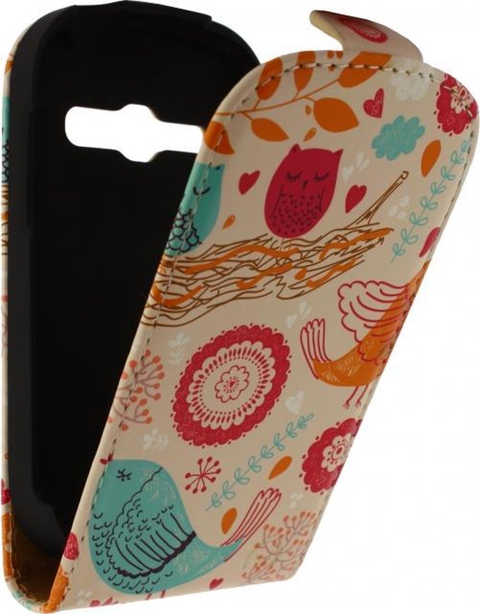 Mobilize Ultra Slim Flip Case Samsung Galaxy Fame S6810 Birds