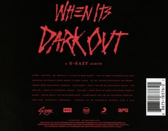 g eazy when its dark out amazon