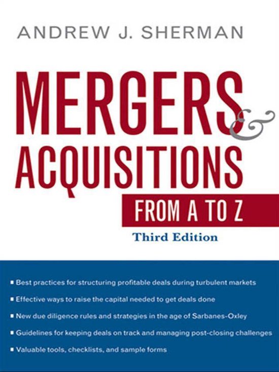 Mergers and Acquisitions from a to Z