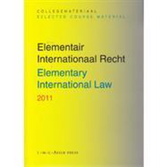 Elementair Internationaal Recht 2011 - cover