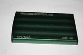 EverTech 2.5” SATA  HDD Aluminum Behuizing (Groen)