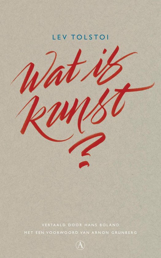 Wat is kunst? - cover