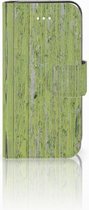 Bookhoesje iPhone 5s | SE Green Wood