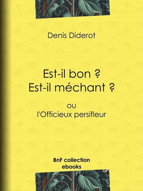 Est-il bon ? Est-il méchant ? - cover