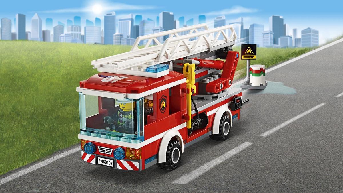 LEGO City Brandweer Ladderwagen - 60107 | bol.com