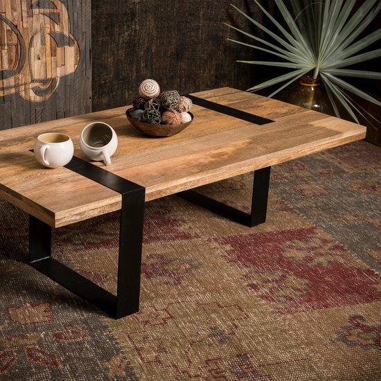 Home salontafel hout - - woonkamer - lage tafel -... | bol.com