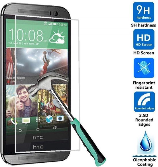 Tempered glas screen protector Glass 2.5D 9H (0.26mm) HTC One M9