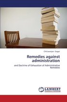 Remedies Against Administration