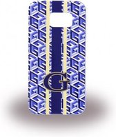 Guess G-Cube GUHCS6EGCUBL TPU Samsung G925 Galaxy S6 Edge Blauw