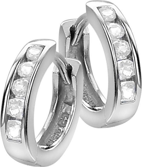 ring zirkonia zilver gerhodineerd – Juwelier van der Kooij