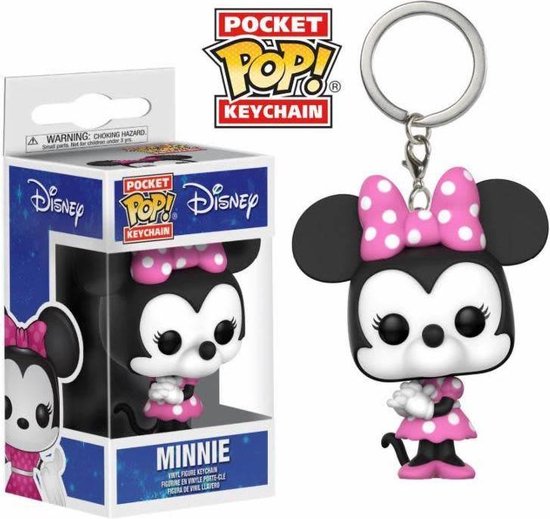 POP Vinyl Keychain Minnie Mouse 4cm 