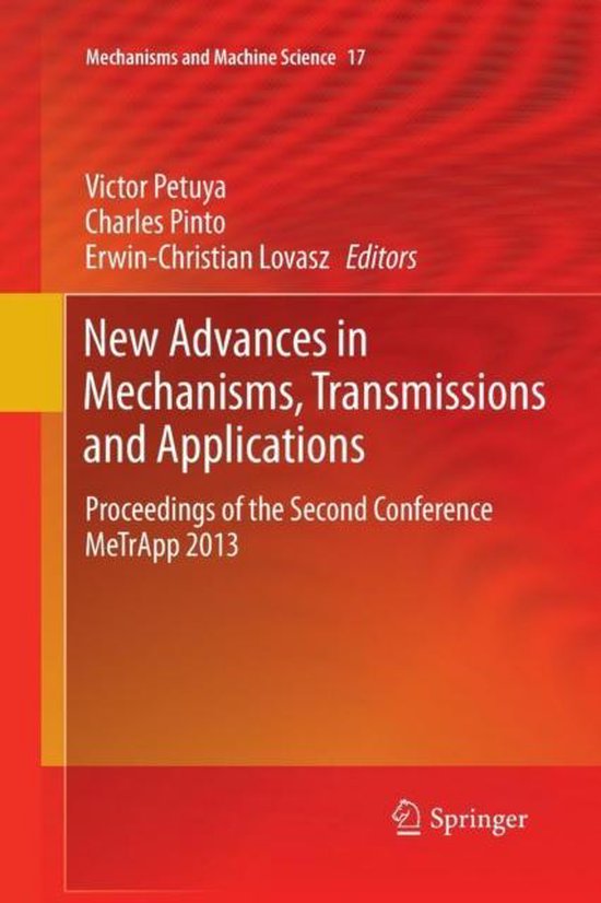 Mechanisms and Machine Science17- New Advances in Mechanisms ... - cover