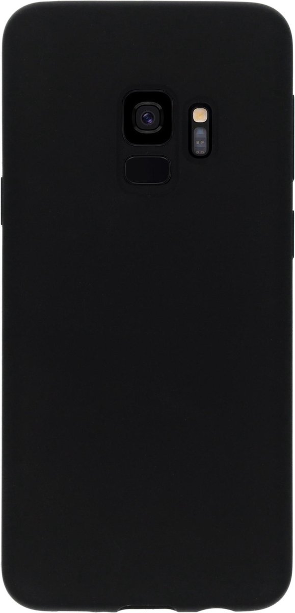 Accezz Liquid Silicone Backcover Samsung Galaxy S9 hoesje - Zwart