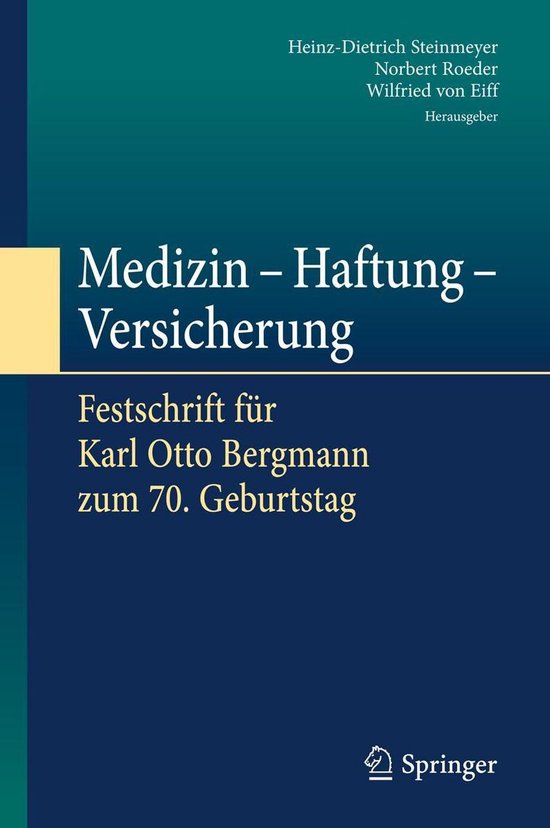 Social Science and Law (German Language) - Medizin - Haftung ... - cover