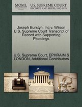 Joseph Burstyn, Inc v. Wilson U.S. Supreme Court Transcript of Record with Supporting Pleadings