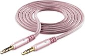 Cellularline LAAUXMUSICP 1m 3.5mm 3.5mm Roze audio kabel