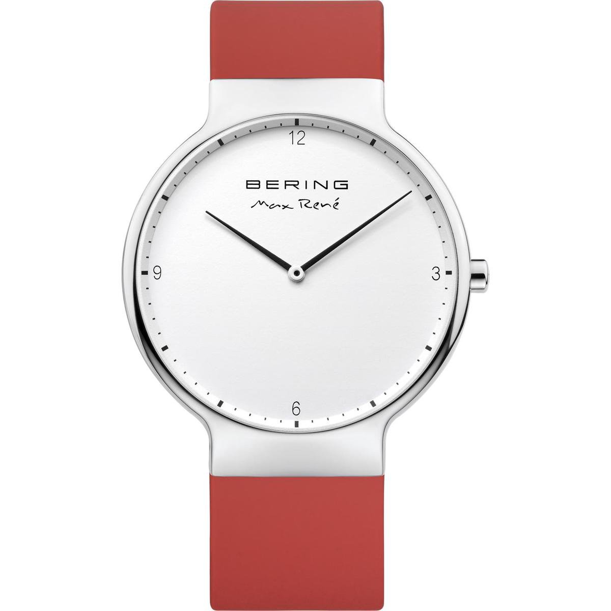 BERING - Max René - 15540-500 - Horloge - Silicone - Rood - Ø 40 mm