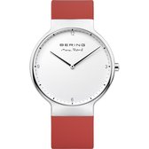 BERING - Max René - 15540-500 - Horloge - Silicone - Rood - Ø 40 mm