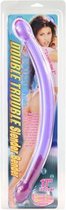 NMC – Double Trouble Flexibele Dubbel Dildo met Verdikte Uiteinde 44 cm – Paars