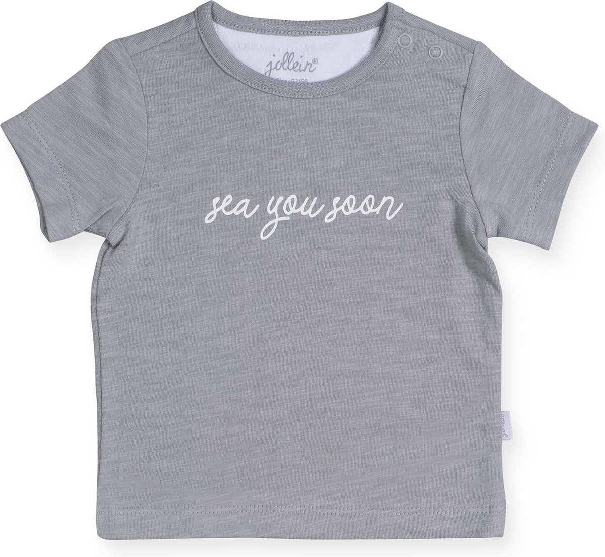 Jollein Unisex Shirt -  Octopus grey - Maat 74/80