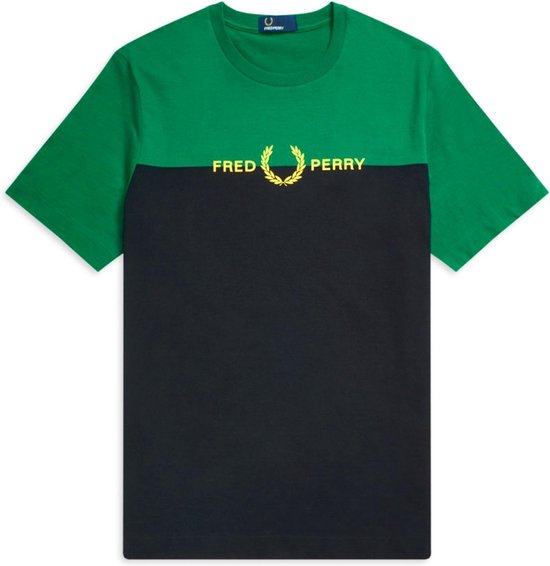 fred perry zwart geel