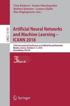 Artificial Neural Networks and Machine Learning - ICANN 2018