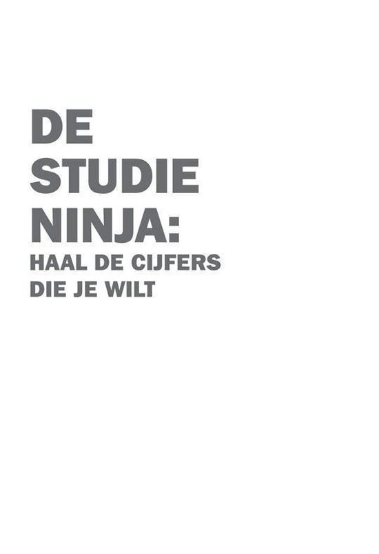 De studie ninja