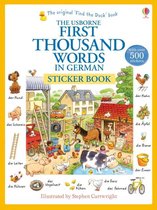 First Thousand Words German Sticker Book