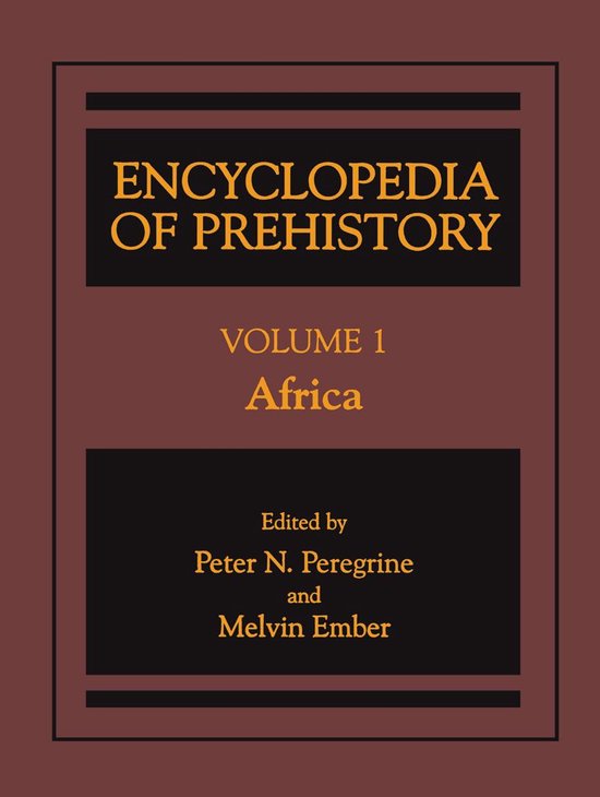 Encyclopedia of Prehistory - cover