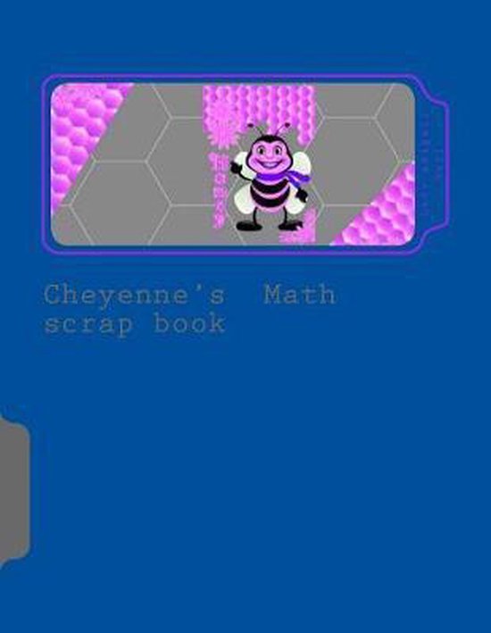 Cheyenne's Math scrap book - cover