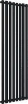 Design radiator verticaal staal mat zwart 180x63cm 1341 watt - Eastbrook Tunstall