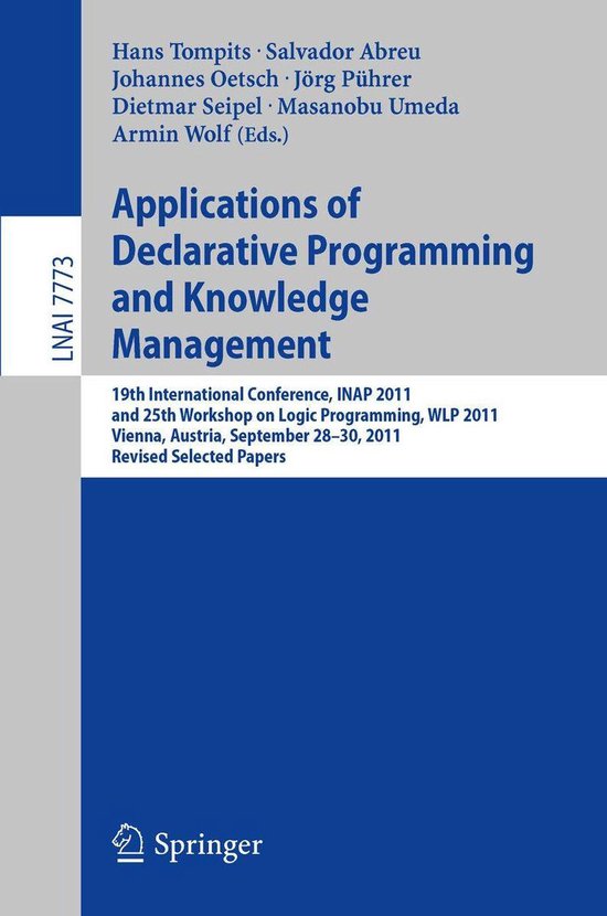 Springer Nature Proceedings Computer Science - Applications  ... - cover