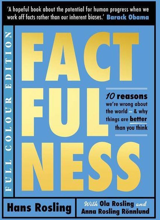 Boek cover Factfulness Illustrated van Rosling, Hans