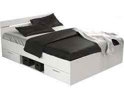 Twijfelaar bed (140x200) Michigan compleet met bedbodem en matras | bol.com