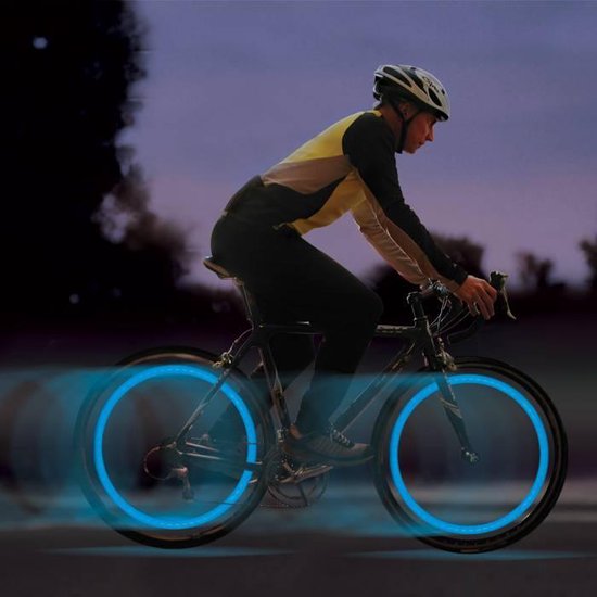 K-parts Led Fietsventiel, Fietslicht Voor Ventiel (2 Stuks) - mix kleur — afbeelding 3