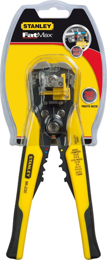 Prince à dénuder automatique STANLEY FATMAX - Pince à sertir et à isoler - 6 à 10 mm2