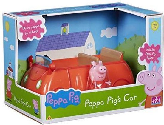 Peppa pig auto met Peppa en pappa big poppetje | bol.com