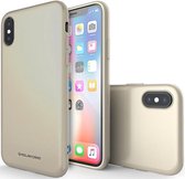 Molan Cano TPU Jelly Case voor Apple iPhone X (5.8'') - Goud