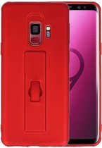 Carbon series hoesje Samsung Galaxy S9 Rood