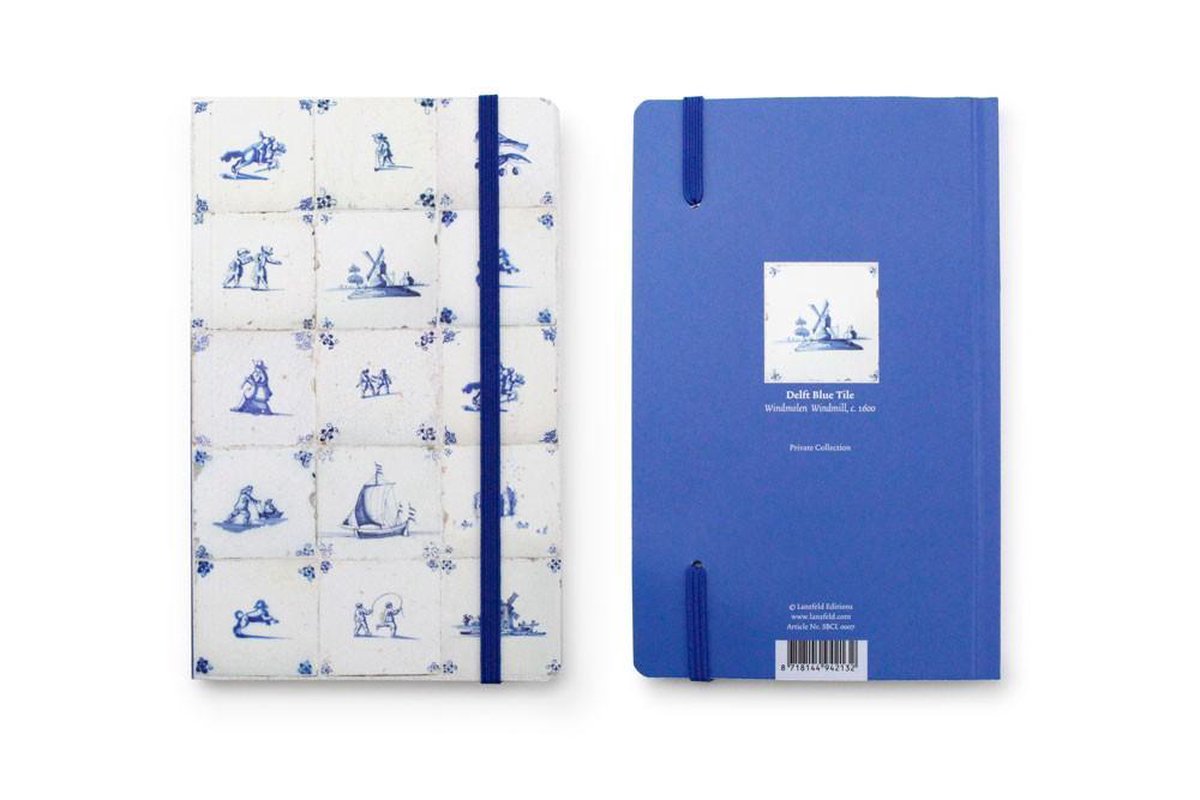 Opschrijfboekje, Delfts blauwe tegels