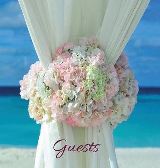 Wedding Guest Book (HARDCOVER), Ideal for Beach Ceremonies,  ... - cover