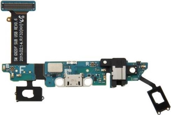 Charging port / oplaadpoort geschikt voor Samsung Galaxy S6 G920F met  microfoon... | bol.com