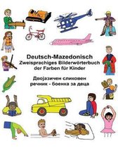 Deutsch-Mazedonisch Zweisprachiges Bilderw rterbuch Der Farben F r Kinder