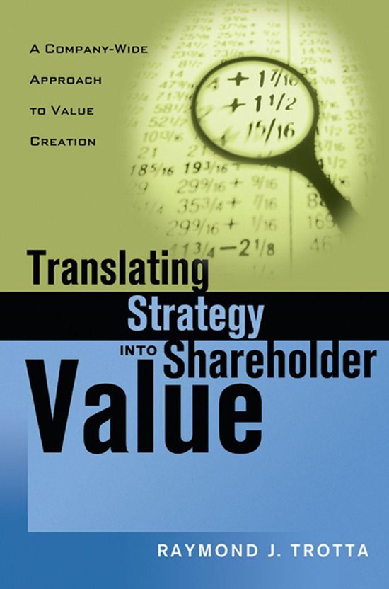 Translating Strategy into Shareholder Value - cover