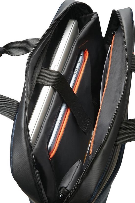 Samsonite Qibyte Laptoptas 15,6 inch Blauw