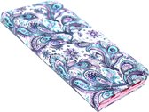 Sierlijk bloemen hoesje kunstleer Geschikt Voor Samsung Galaxy S8 Plus