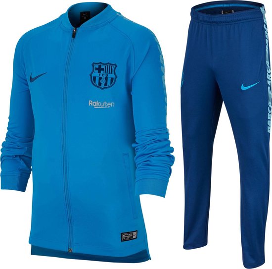 Laan Verdraaiing Pedagogie Nike FC Barcelona Dry Squad Trainingspak Trainingspak - Maat M - Unisex -  blauw Maat... | bol.com