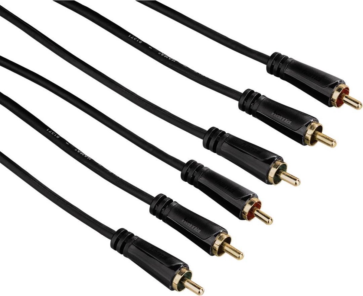 Hama YUV kabel 5.0m 3 ster