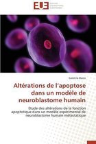 Omn.Univ.Europ.- Alt�rations de L Apoptose Dans Un Mod�le de Neuroblastome Humain