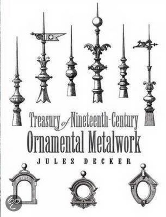 Treasury of Nineteenth-Century Ornamental Metalwork - cover
